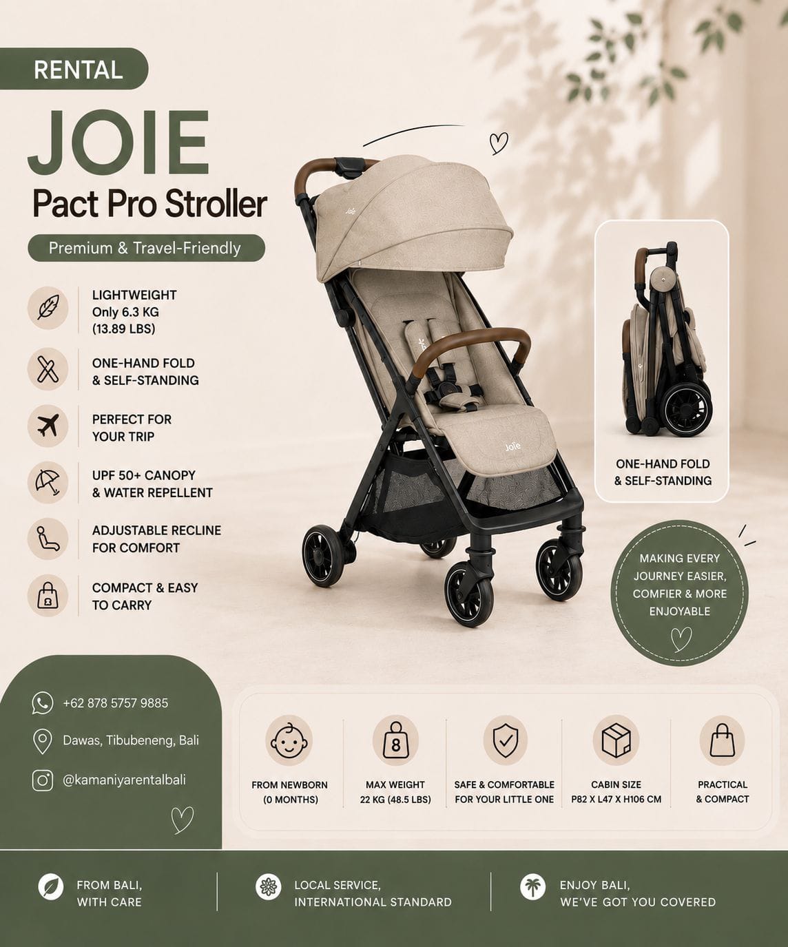 JOIE Pact Pro Stroller