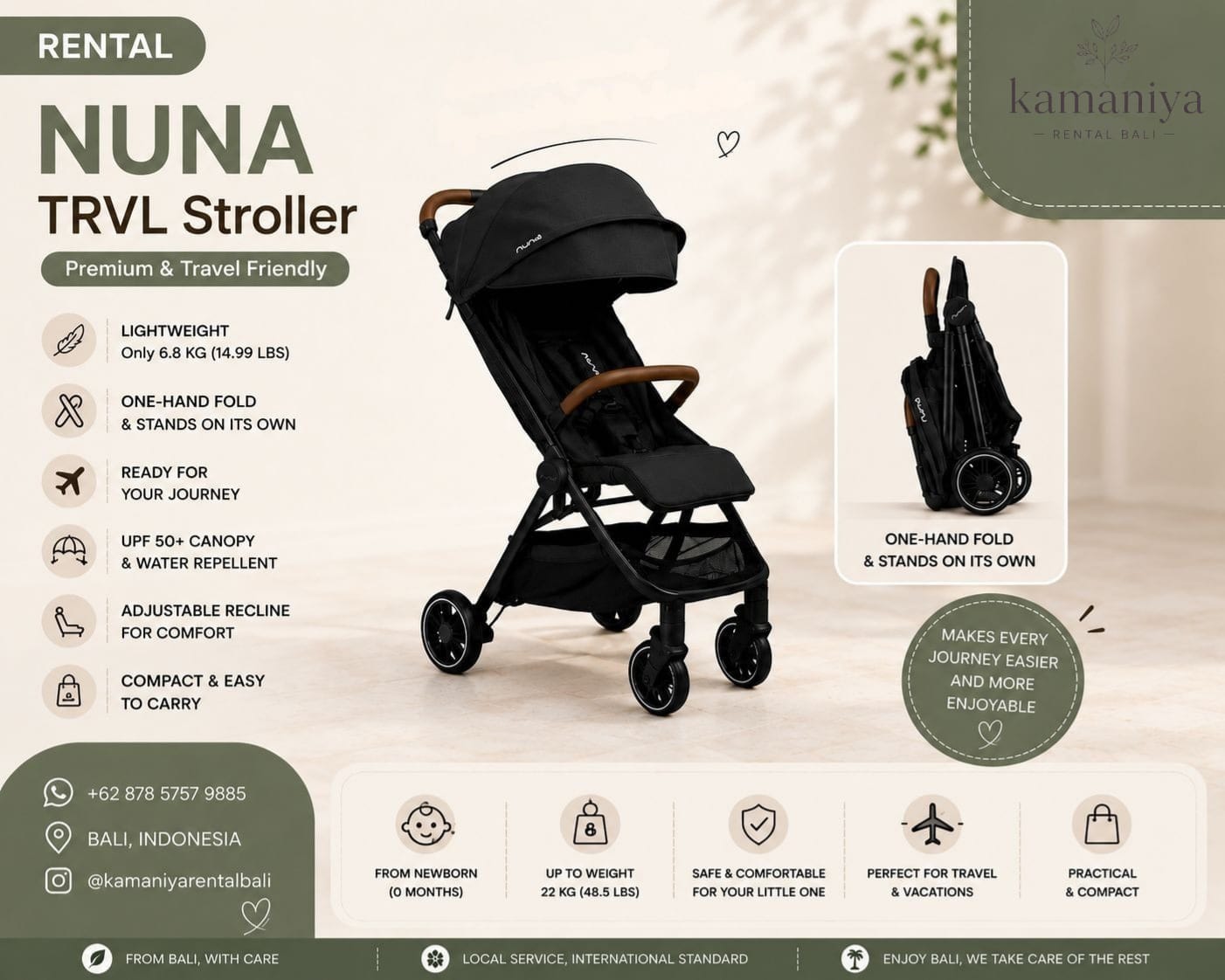 NUNA TRVL Stroller