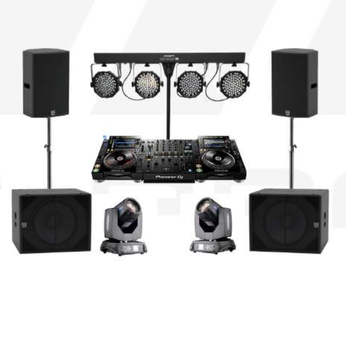 Party Set — Professional (Full CDJ + Martin Audio + Moving Heads)
