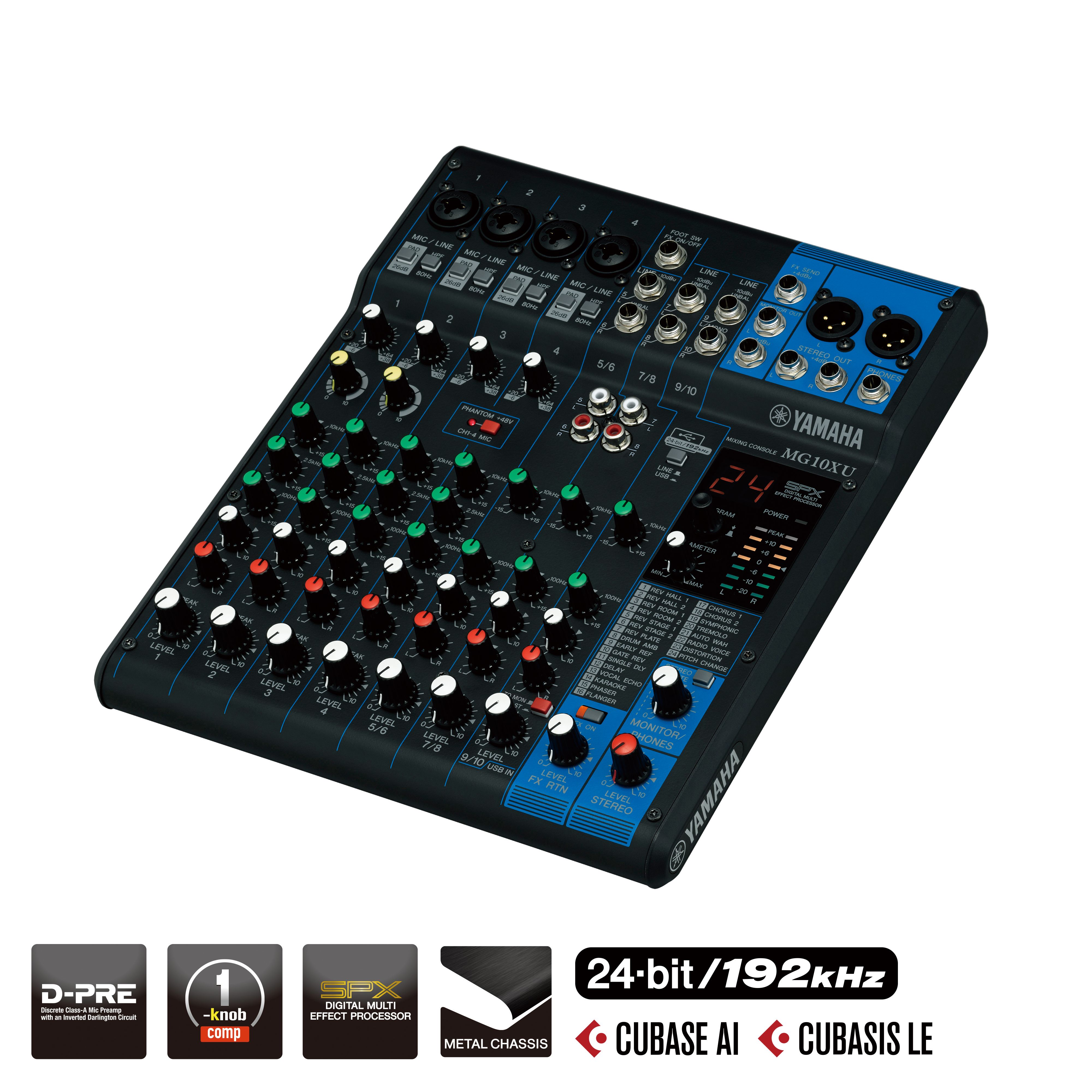 Yamaha MG10XU — 10-Channel Analog Mixer